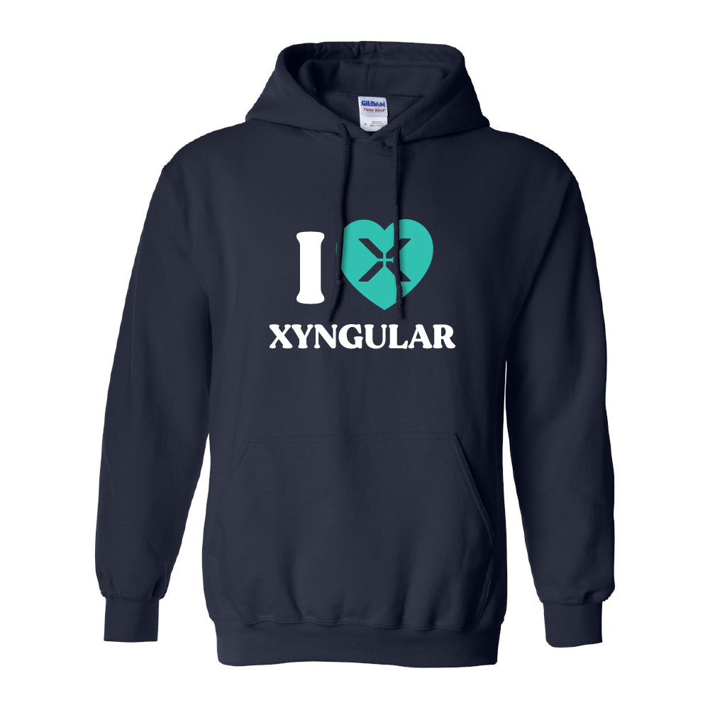 I Heart Xyngular Hoodie - White